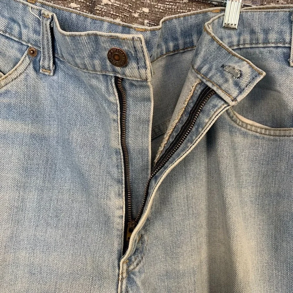 Vintage Levi's 517 Orange Tab Bootcut Distressed Denim Jeans Men's‎ 38